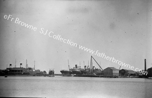 RIVER LEE HAULBOWLINE FROM DEEP WATER LINERS FOR BREAKING UP